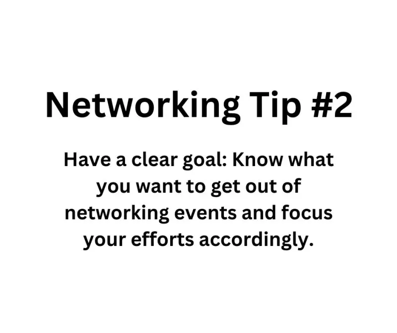 Networking Tip #2: