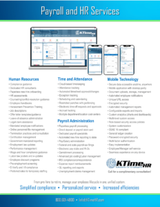 KTimeHR Brochure